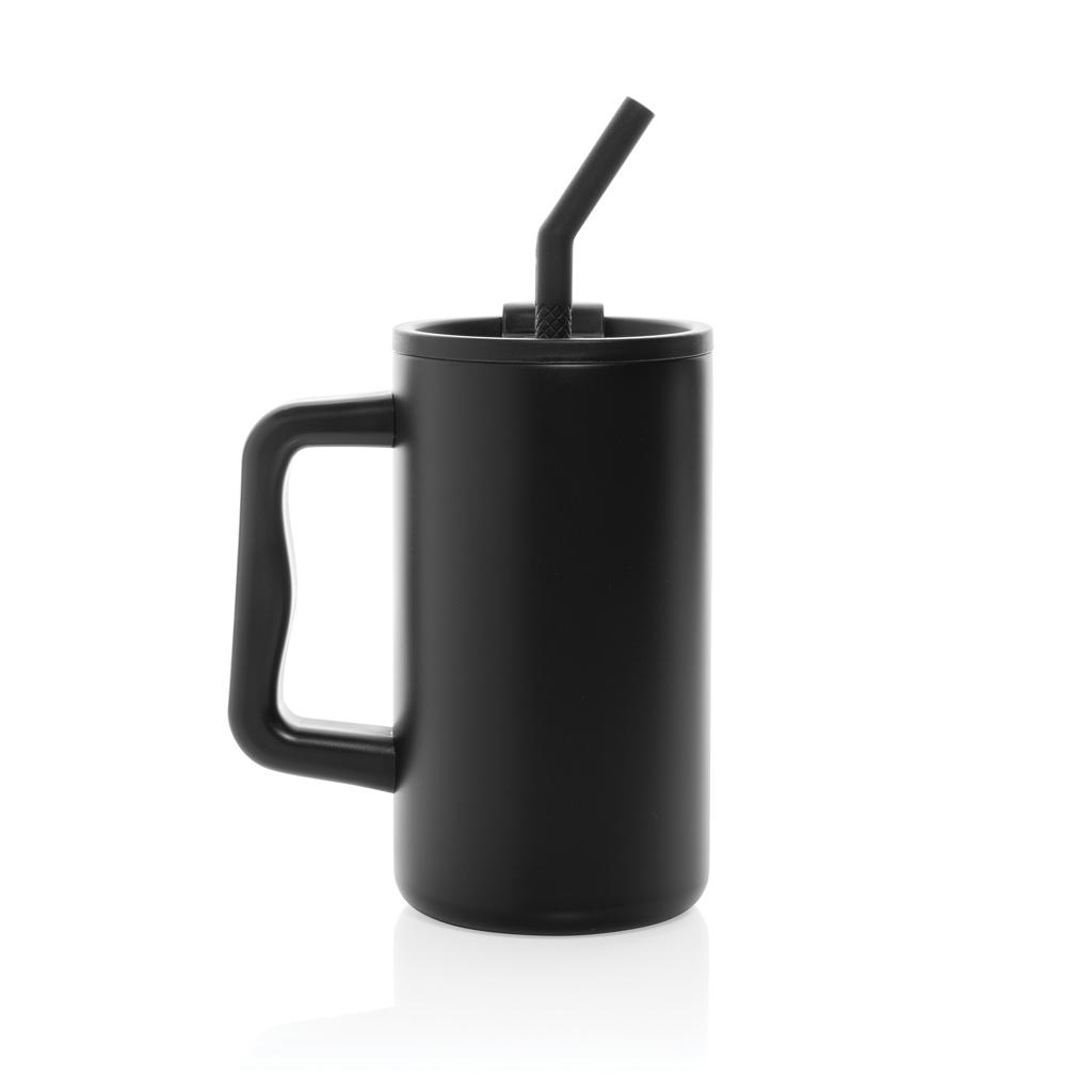 Cube RCS certified recycled steel mug 800ml black