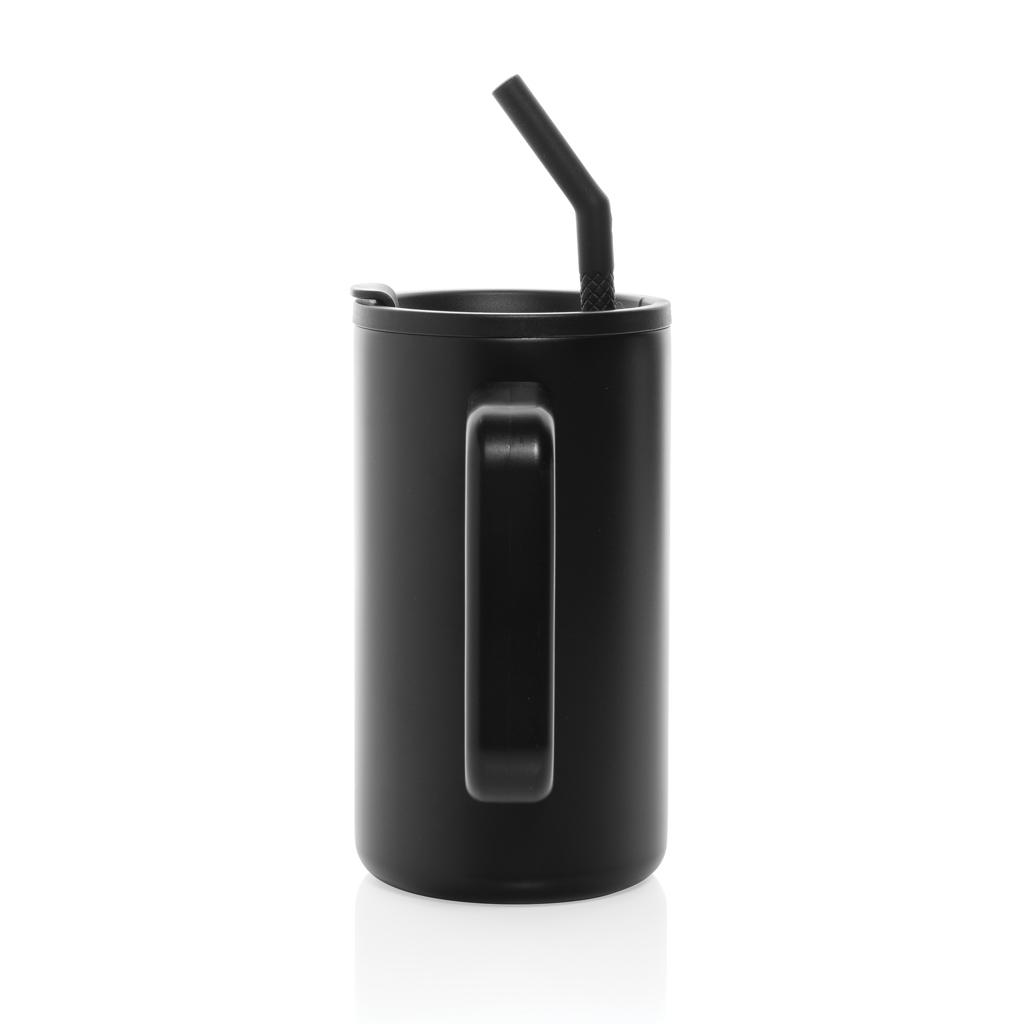 Cube RCS certified recycled steel mug 800ml black