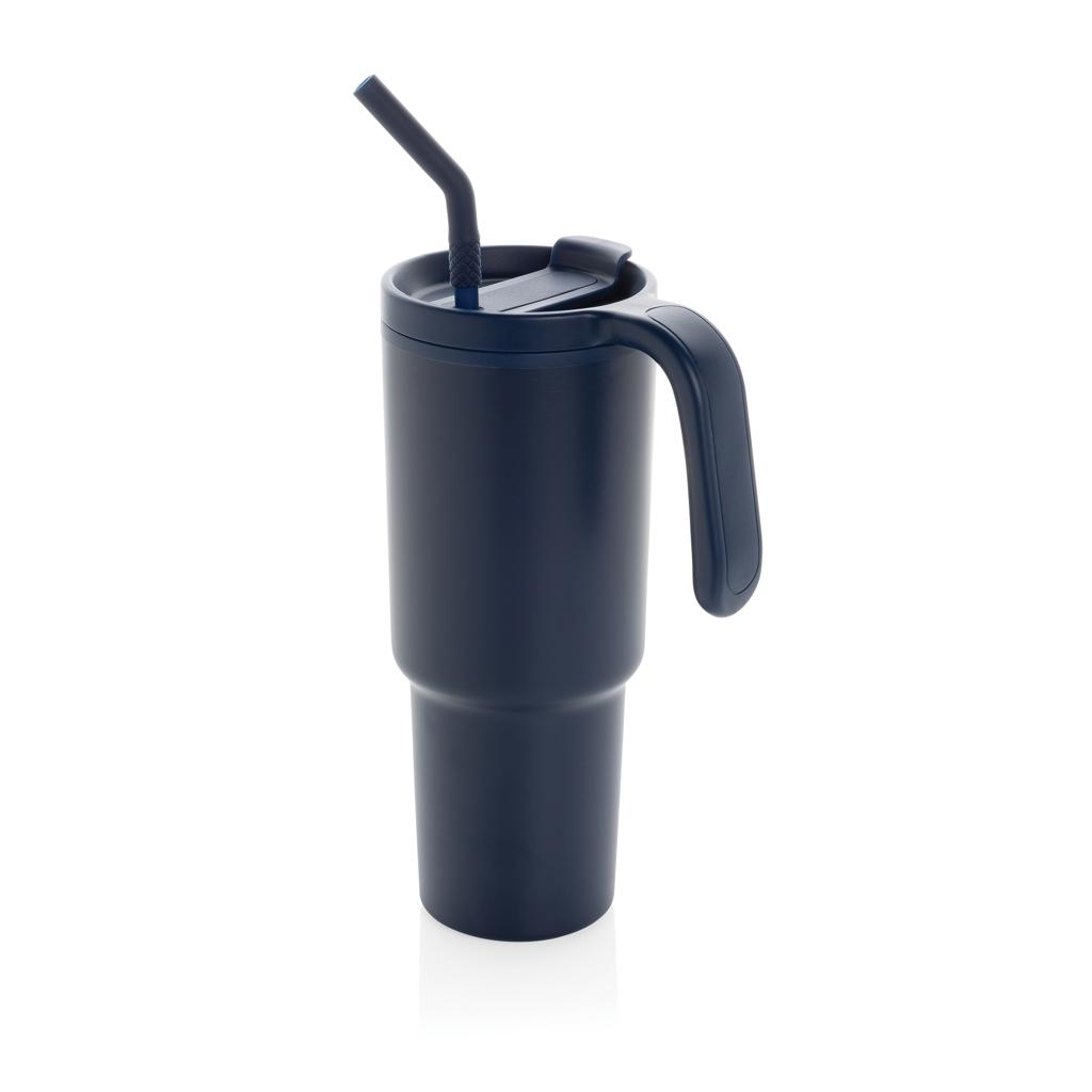 Graphic 360 RCS certified recycled steel tumbler 900ml navy