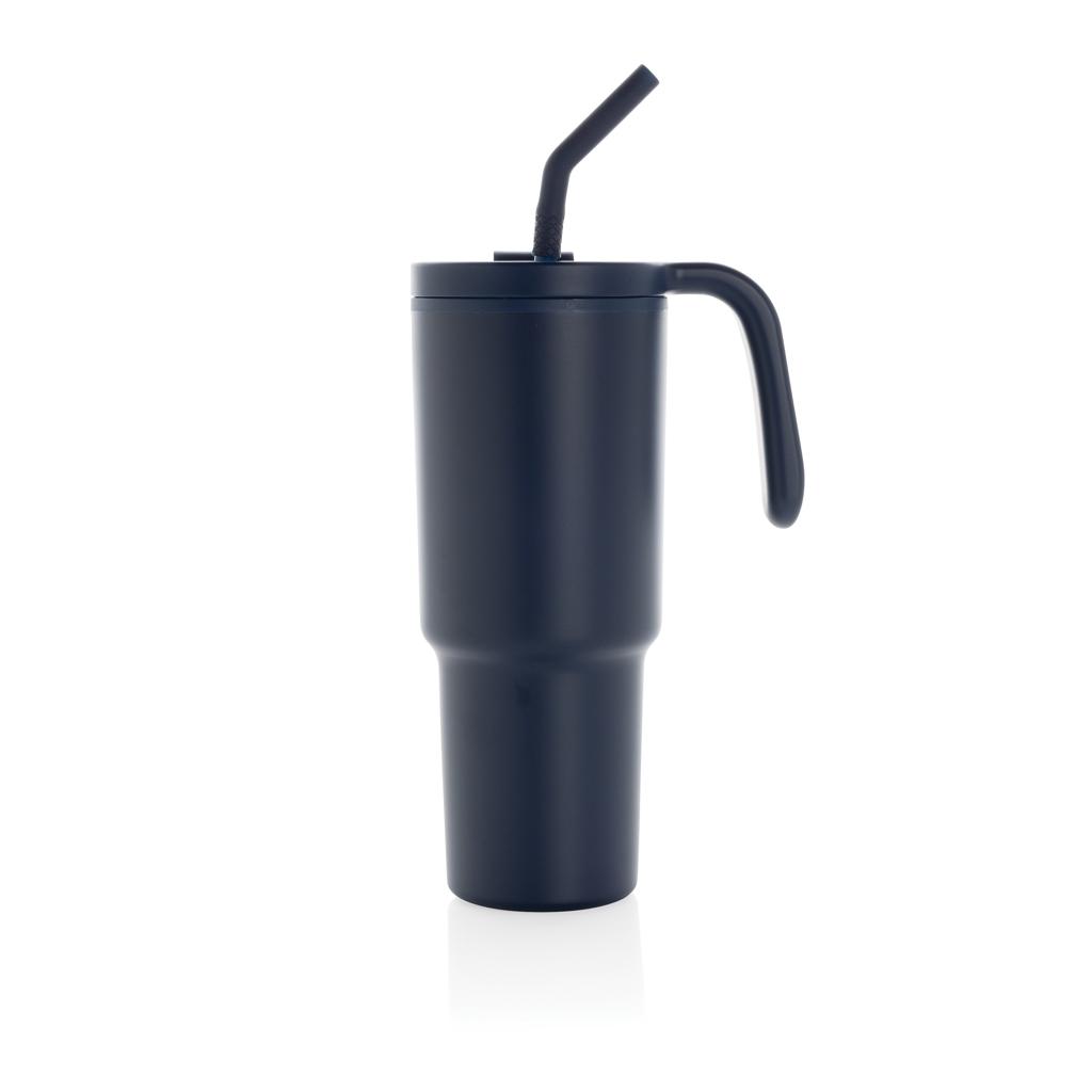 Graphic 360 RCS certified recycled steel tumbler 900ml navy