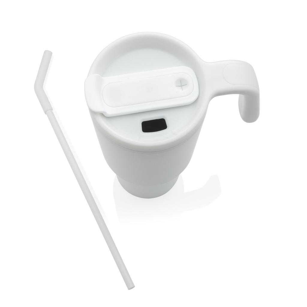 Graphic 360 RCS certified recycled steel tumbler 900ml transparent