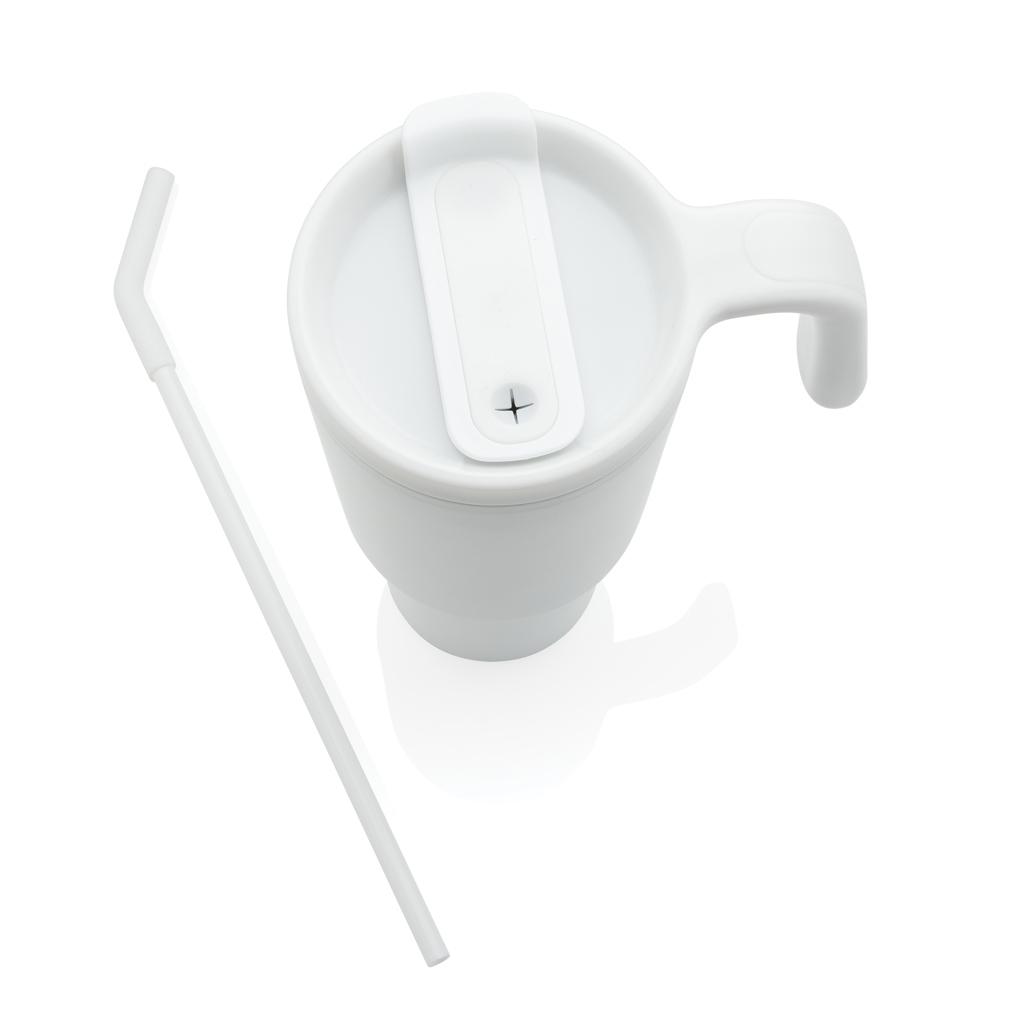 Graphic 360 RCS certified recycled steel tumbler 900ml transparent