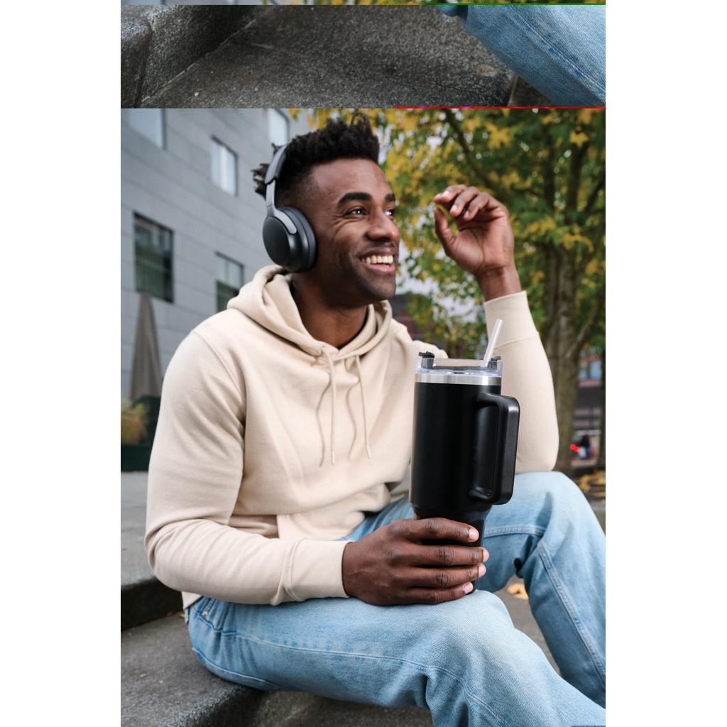 Stadley RCS recycled steel tumbler 1200ML black