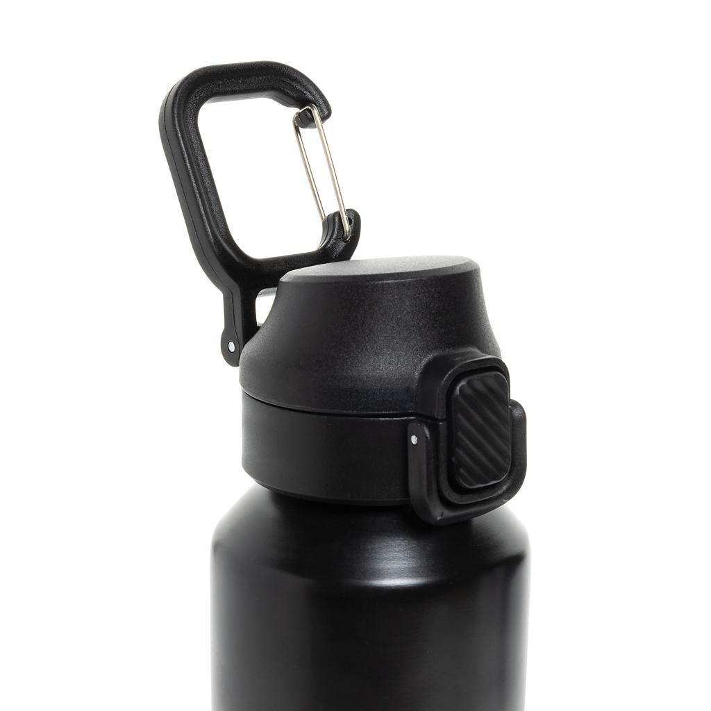 Via RCS Re-steel lockable sport bottle 600ML black