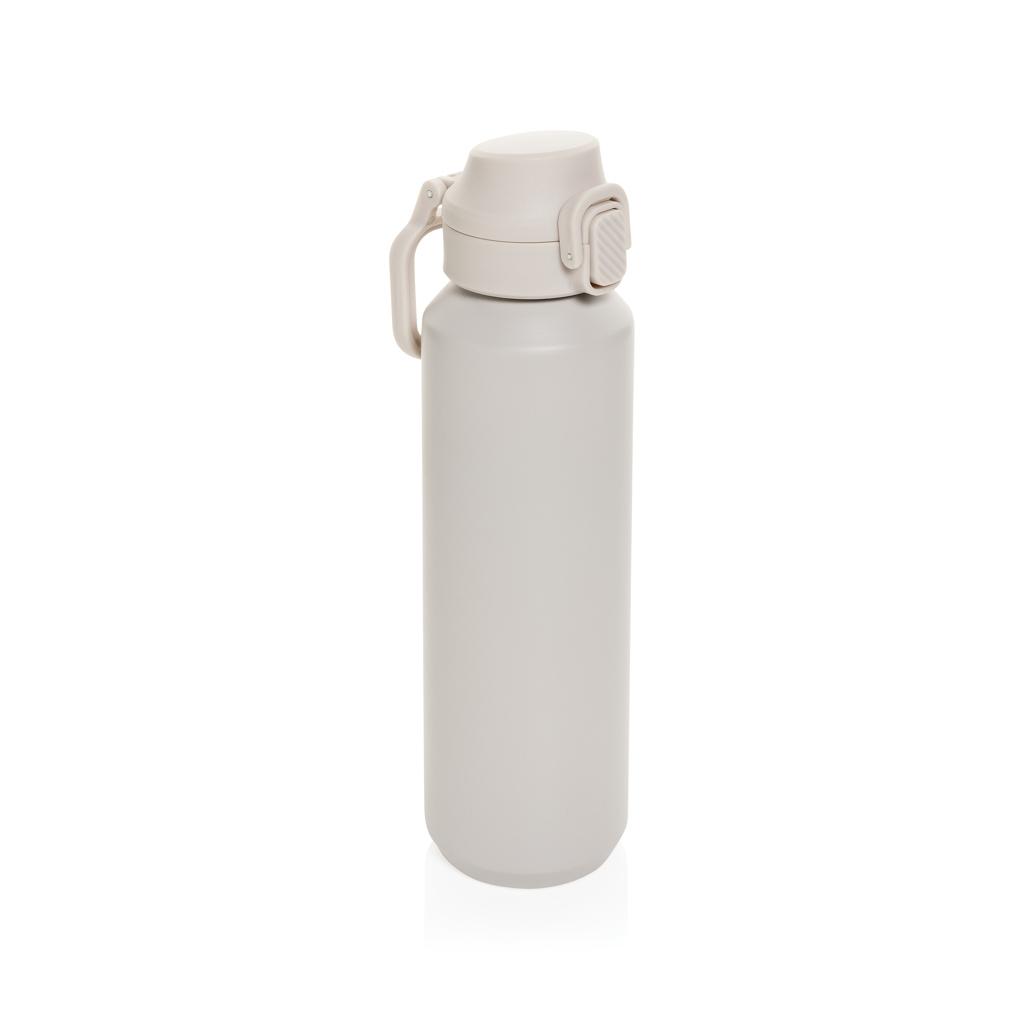 Via RCS Re-steel lockable sport bottle 600ML beige