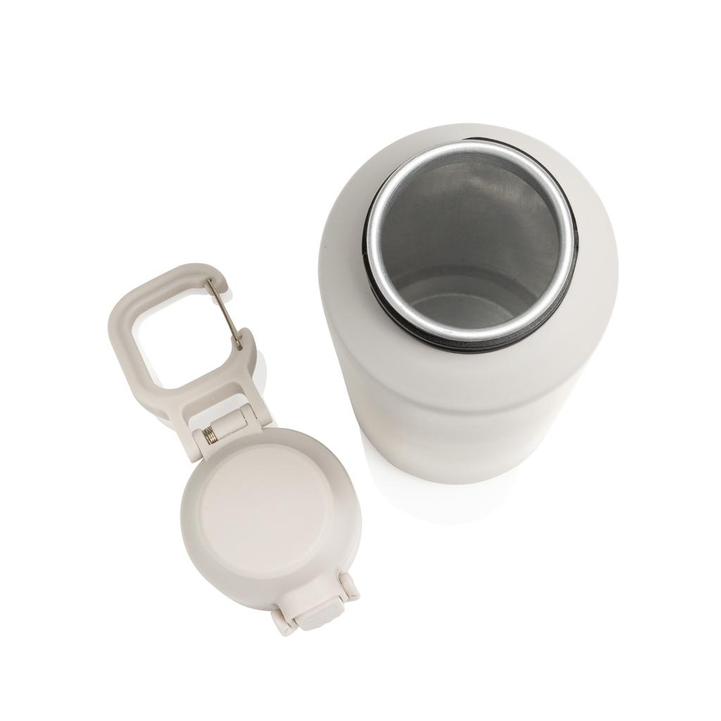 Via RCS Re-steel lockable sport bottle 600ML beige