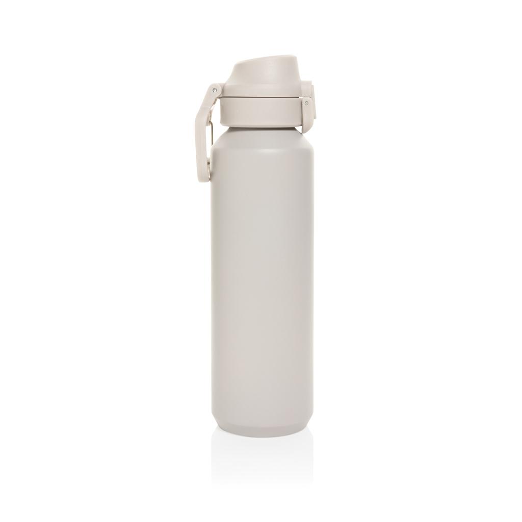 Via RCS Re-steel lockable sport bottle 600ML beige
