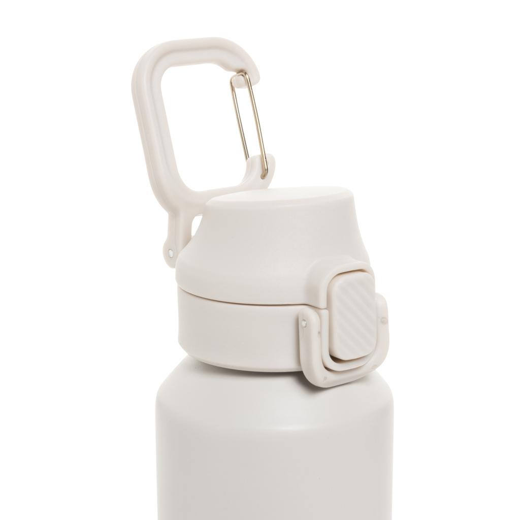 Via RCS Re-steel lockable sport bottle 600ML beige