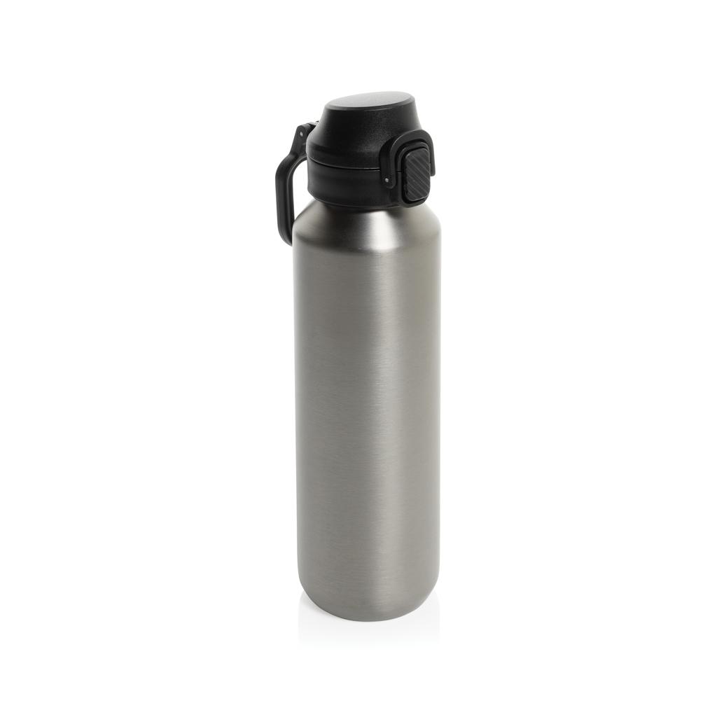 Via RCS Re-steel lockable sport bottle 600ML silver