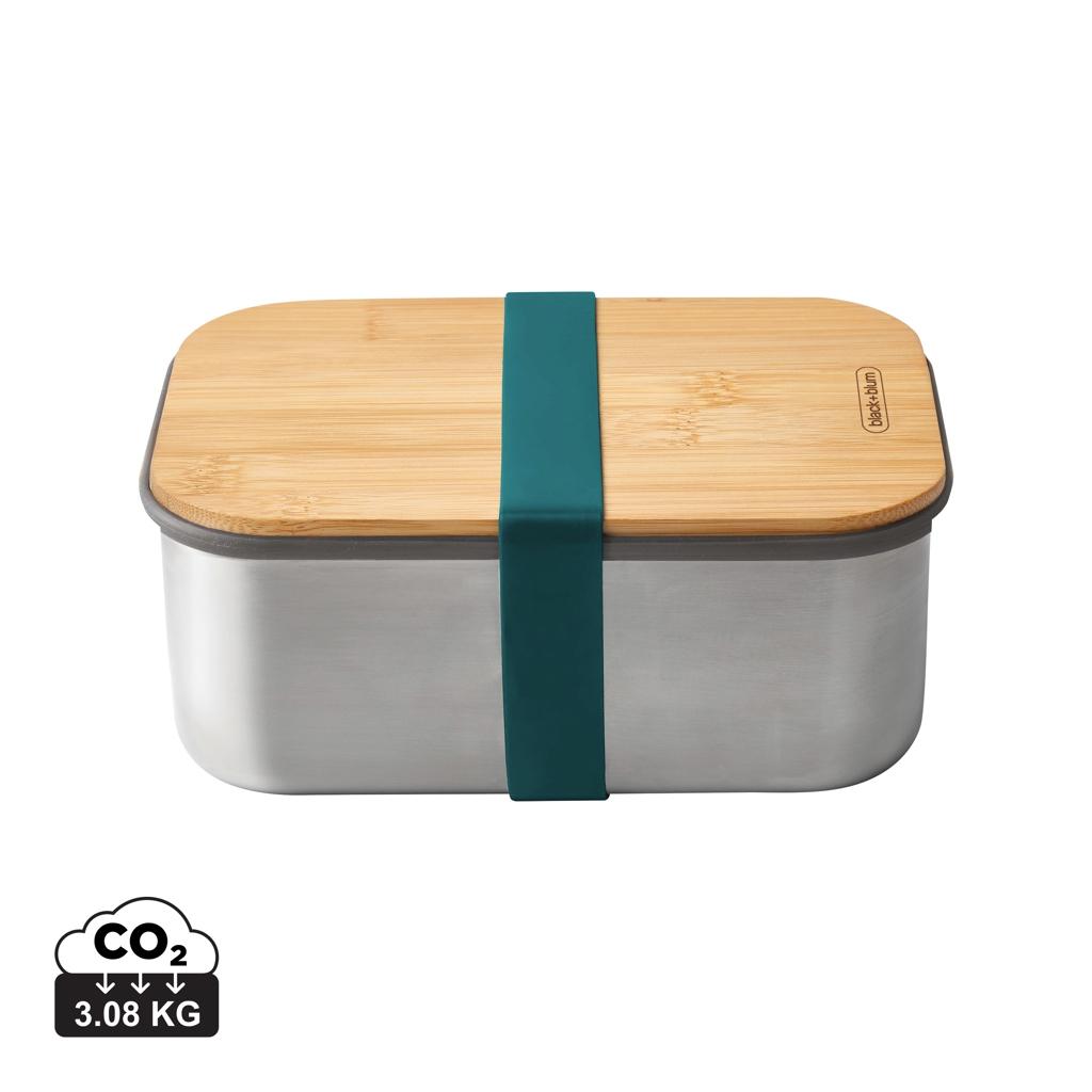 Black+Blum Stainless Steel Sandwich Box Large turquoise