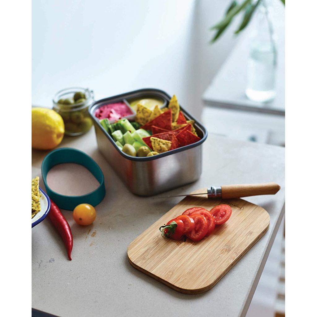 Black+Blum Stainless Steel Sandwich Box Large turquoise