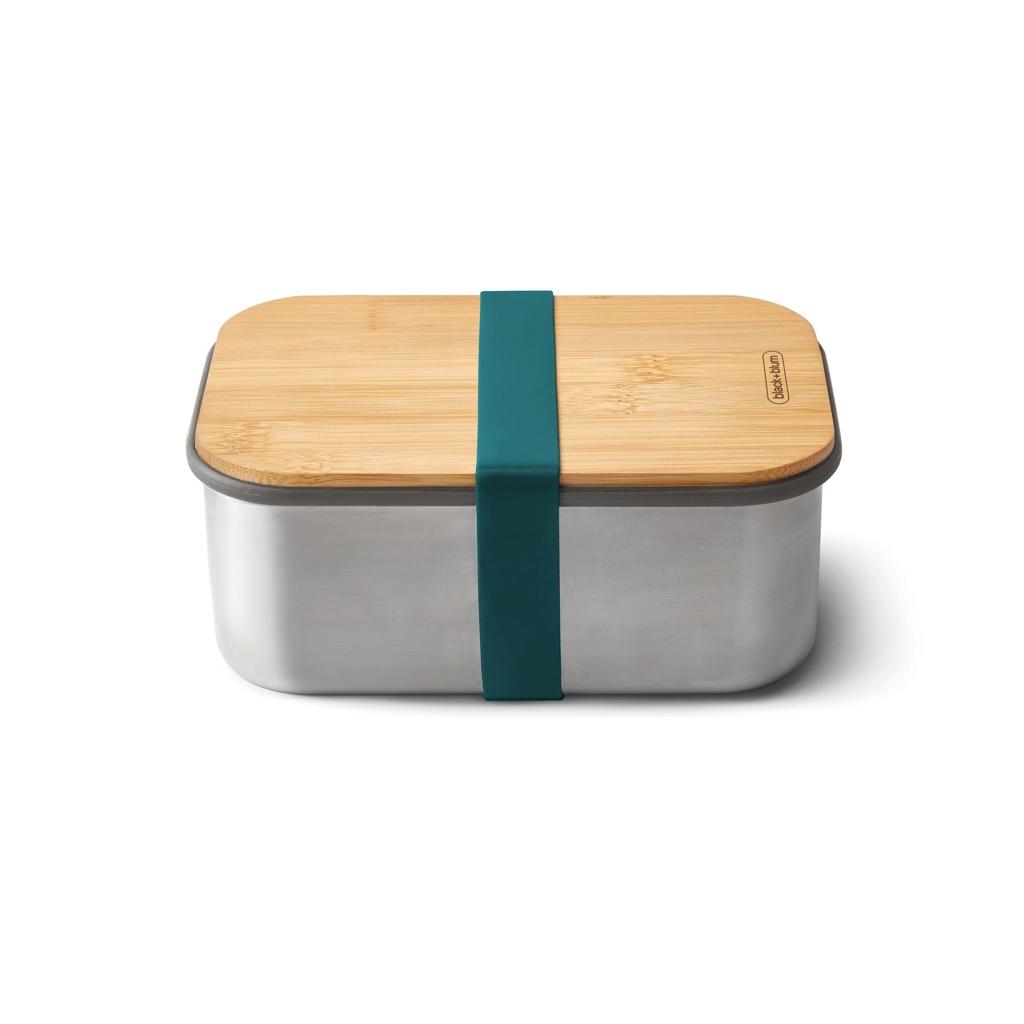 Black+Blum Stainless Steel Sandwich Box Large turquoise