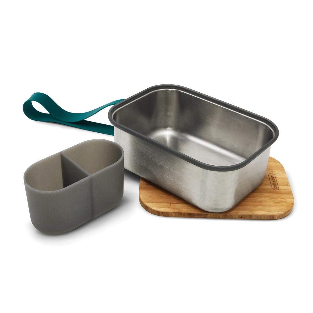 Black+Blum Stainless Steel Sandwich Box Large turquoise