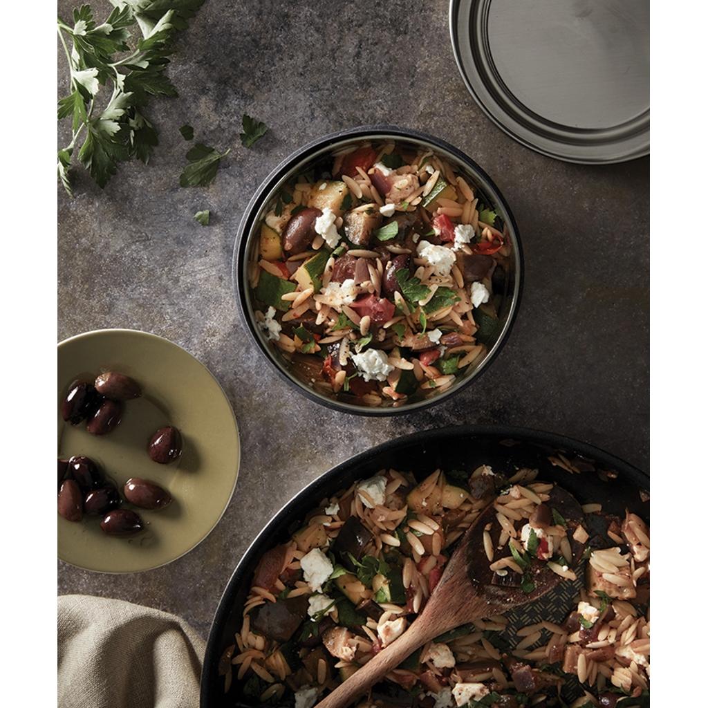 Black+Blum Glass Lunch Bowl 750ml silver