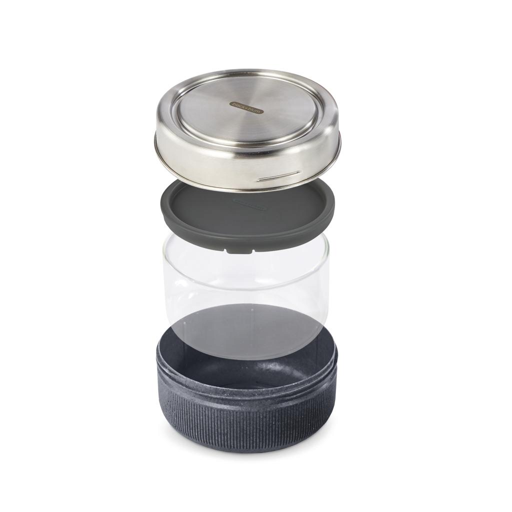 Black+Blum Glass Lunch Bowl 750ml silver