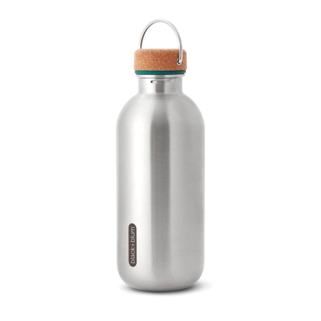 Black+Blum Steel Water Bottle 600ml turquoise