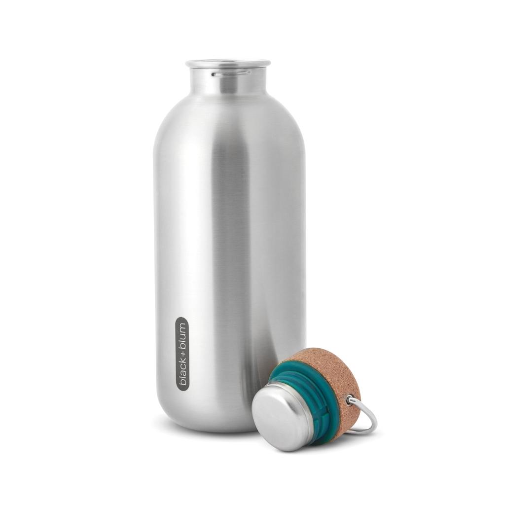 Black+Blum Steel Water Bottle 600ml turquoise