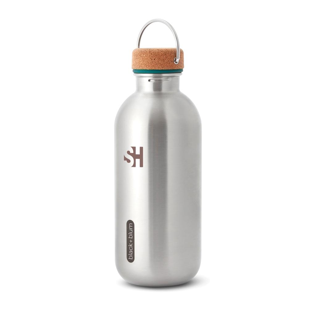 Black+Blum Steel Water Bottle 600ml turquoise