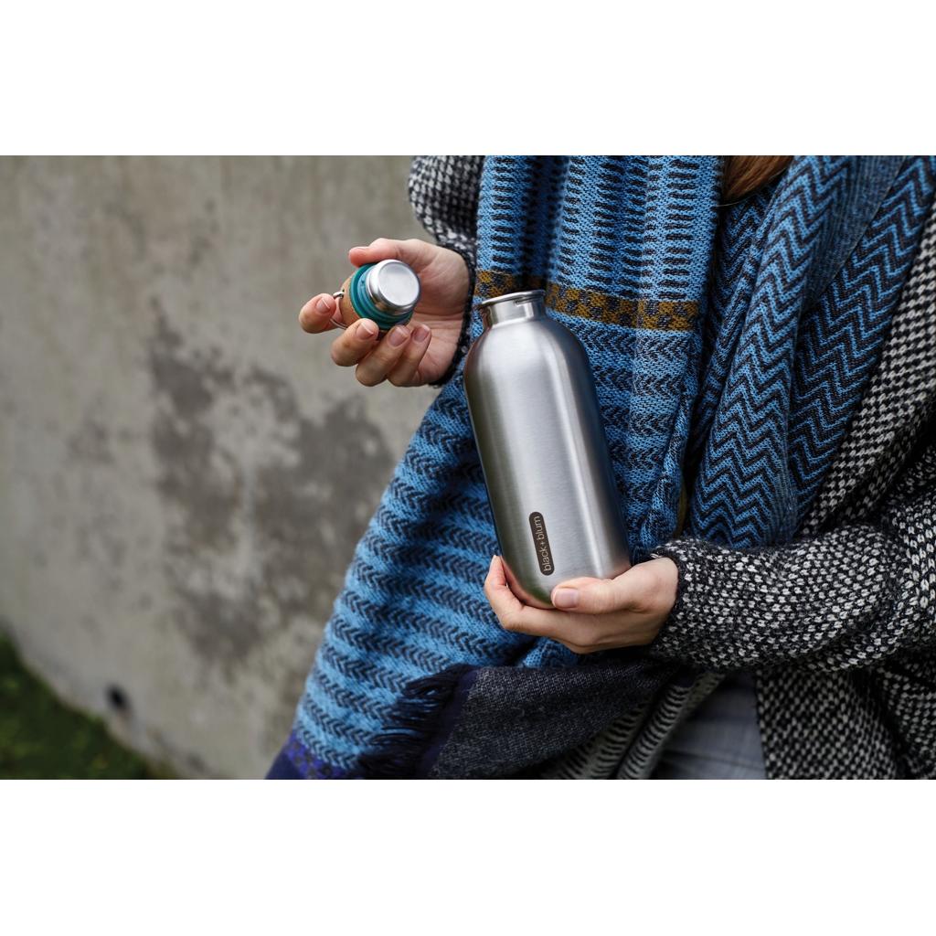 Black+Blum Steel Water Bottle 600ml turquoise