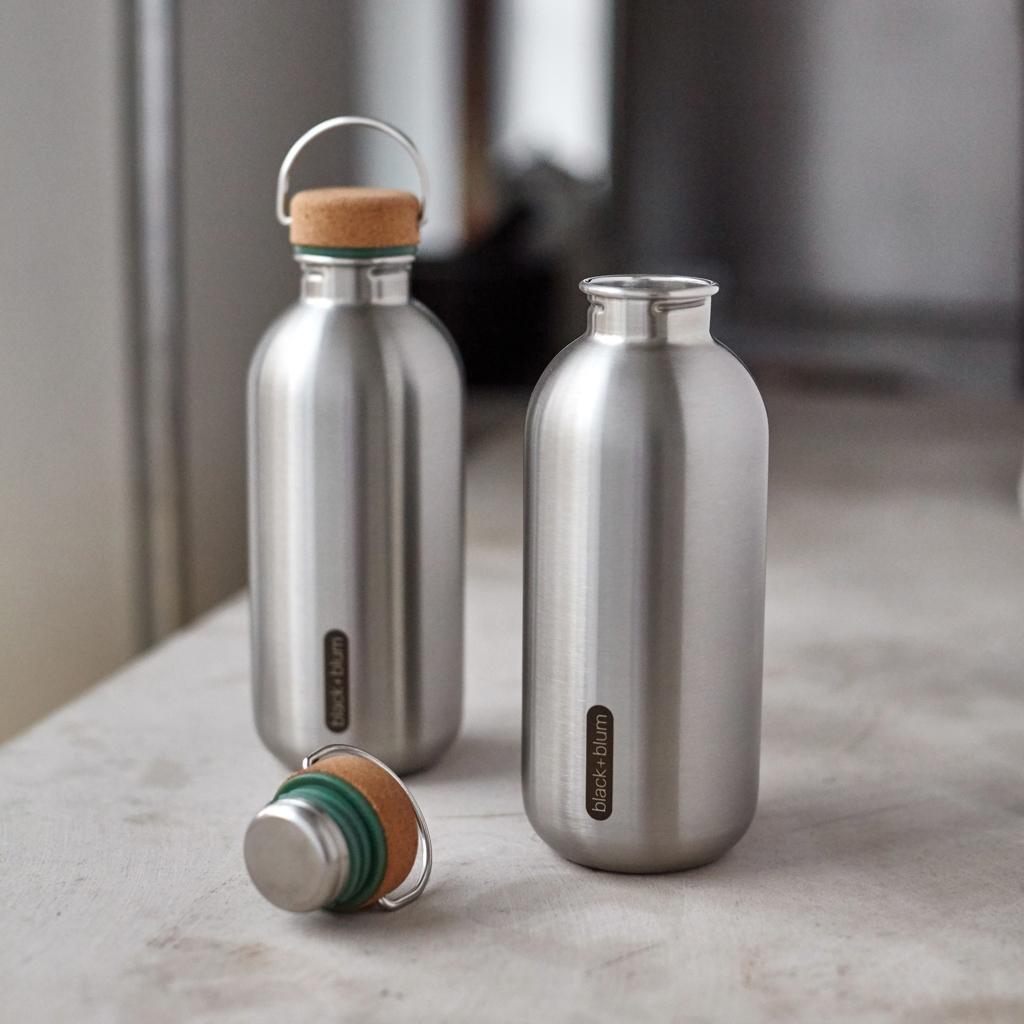 Sticlă apă oțel Black+Blum 600 ml olive green