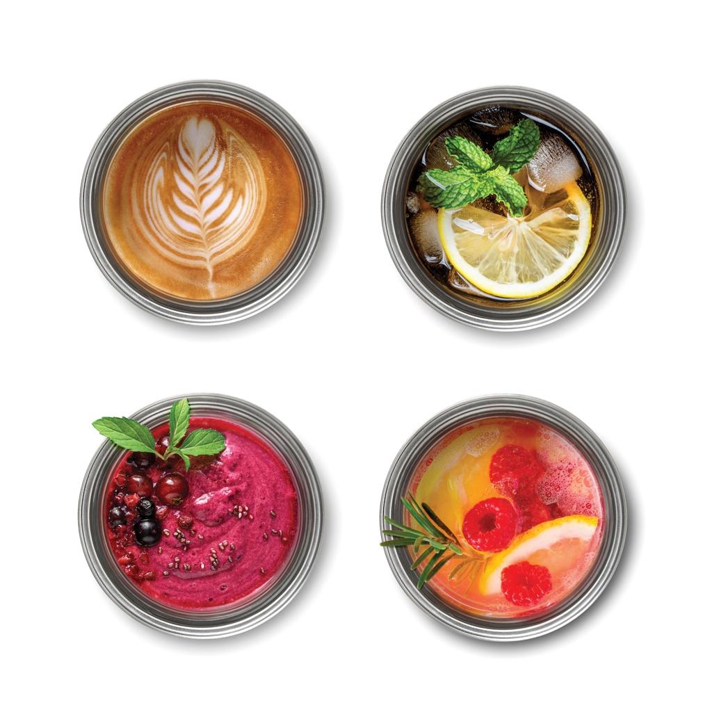 Black+Blum Insulated Travel Tumbler 600ml turquoise