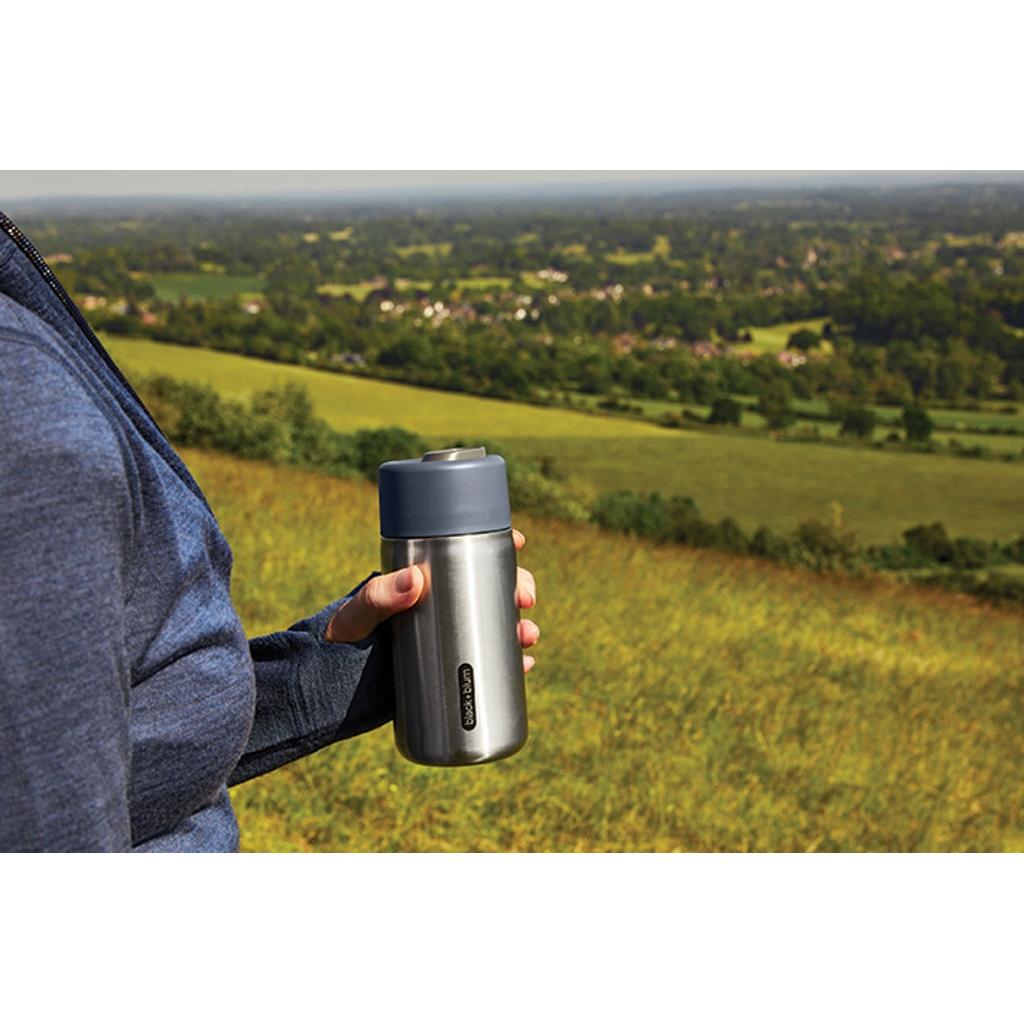 Black+Blum Insulated Leakproof Travel Cup Stainless Steel grey