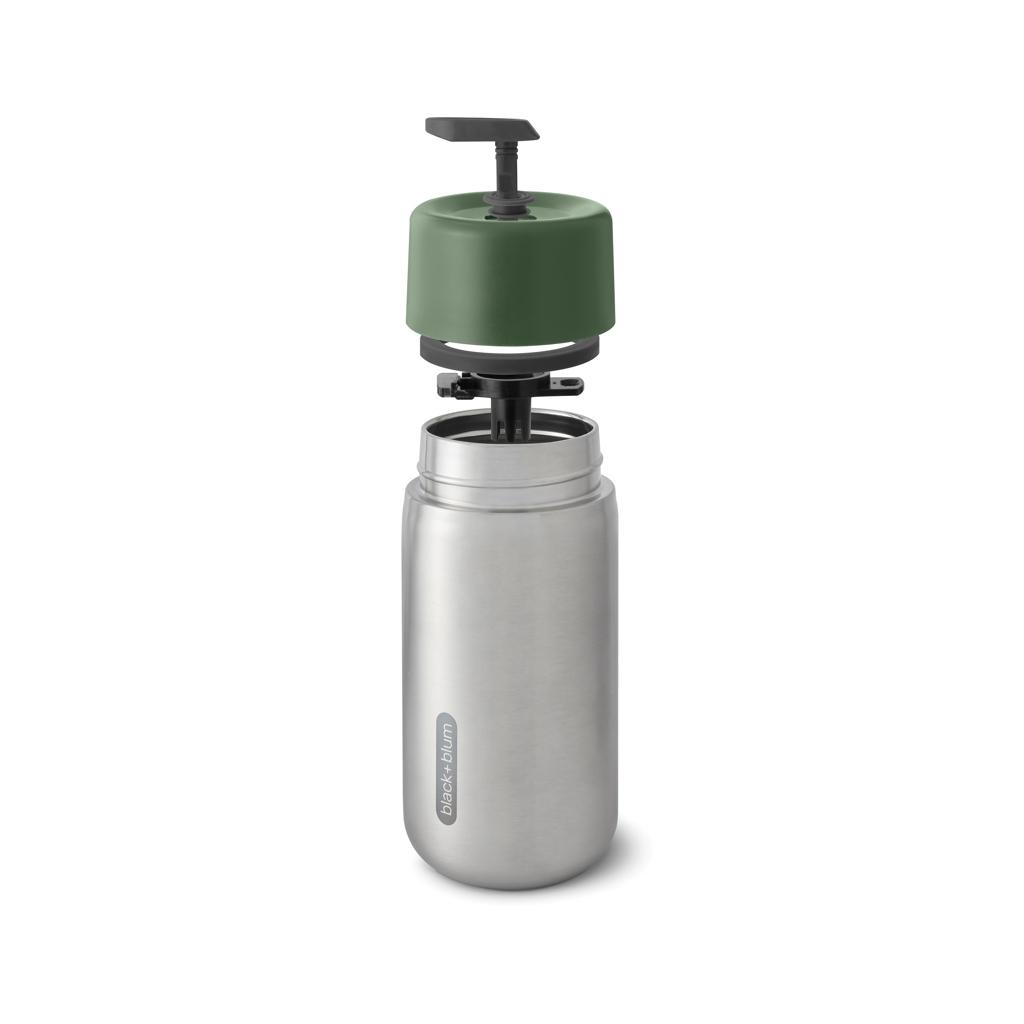 Cană voiaj oțel Black+Blum olive green