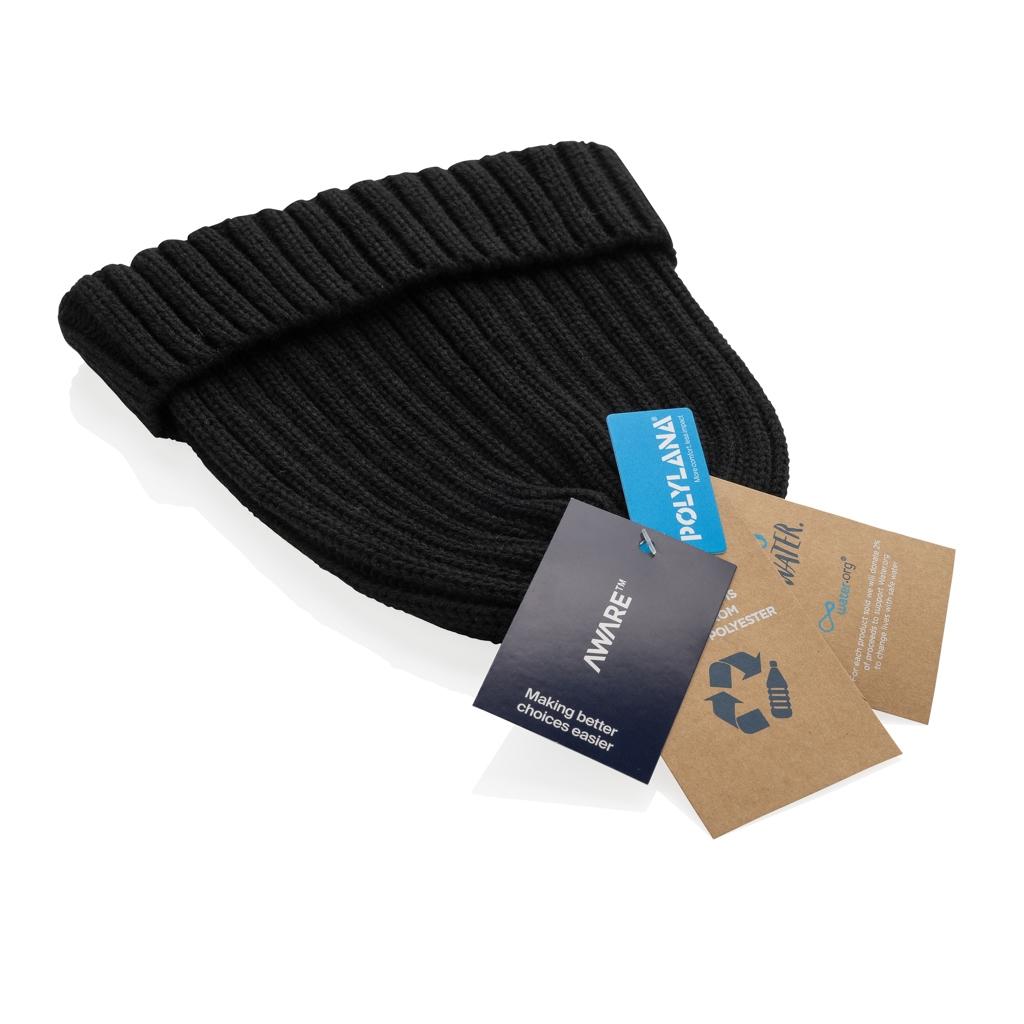 Kennedi AWARE™ Polylana® beanie with large rib black
