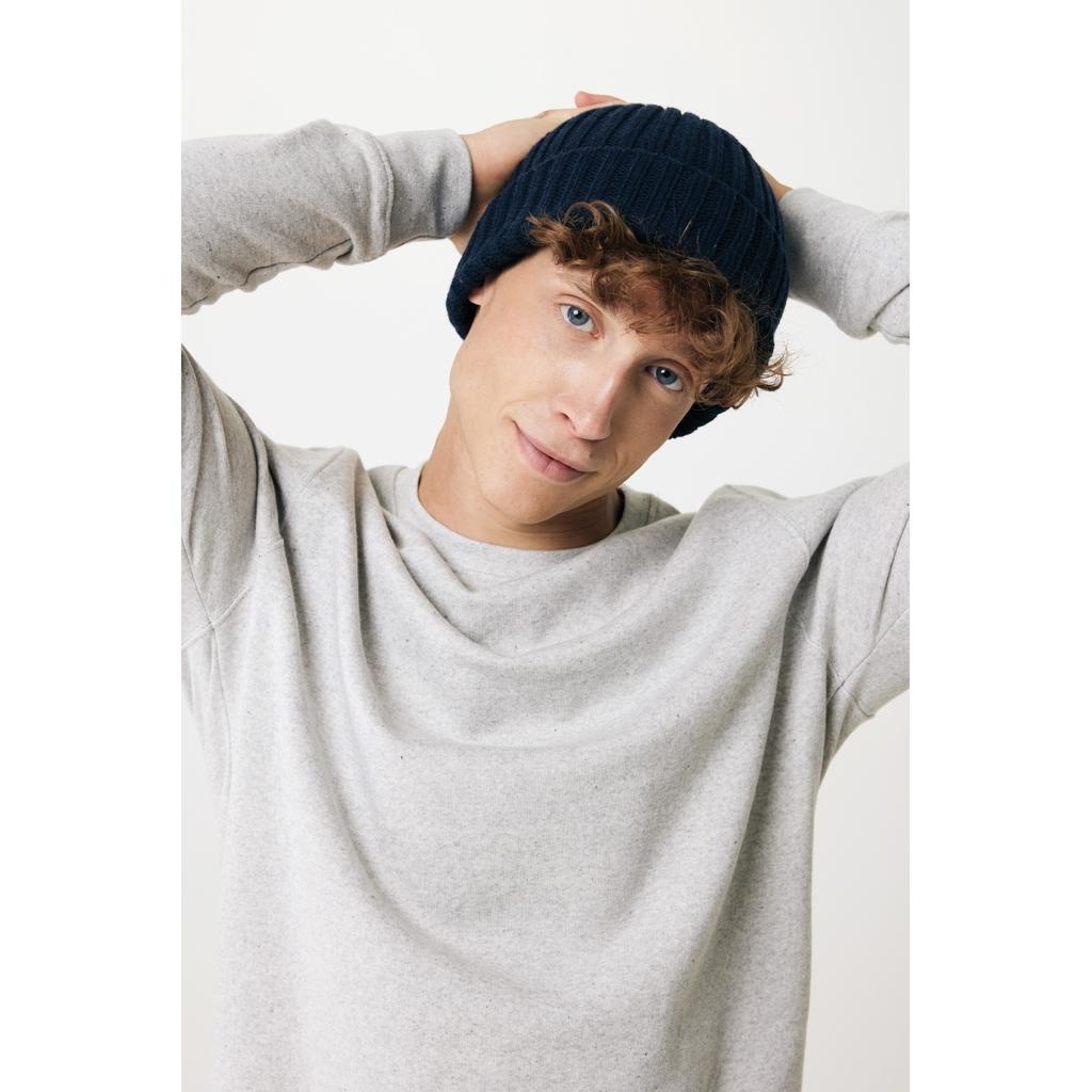 Kennedi AWARE™ Polylana® beanie with large rib navy