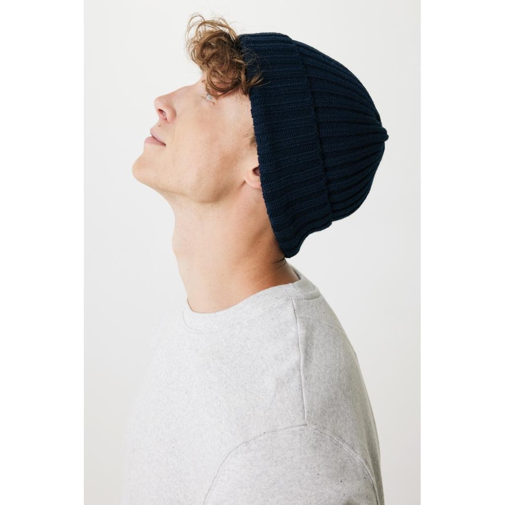 Kennedi AWARE™ Polylana® beanie with large rib navy