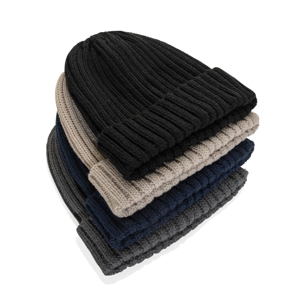 Kennedi AWARE™ Polylana® beanie with large rib navy