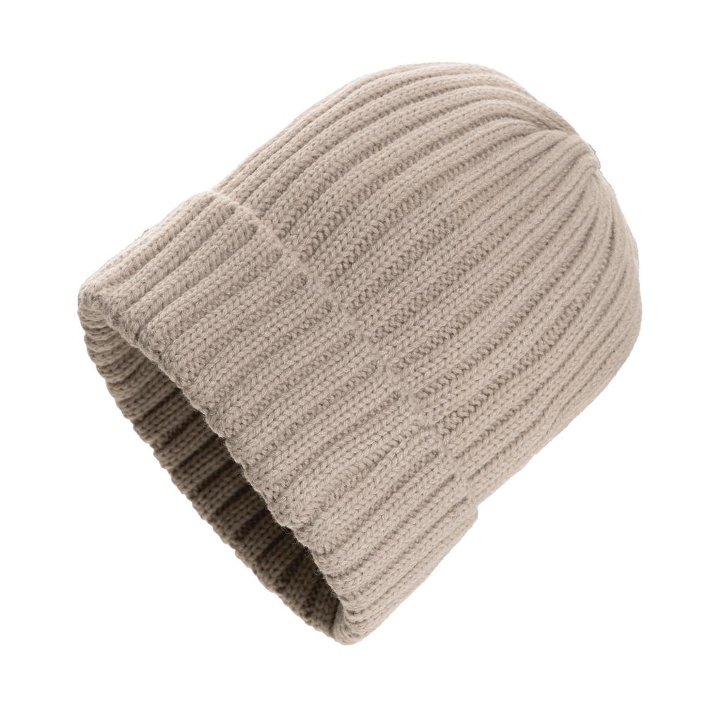 Kennedi AWARE™ Polylana® beanie with large rib desert
