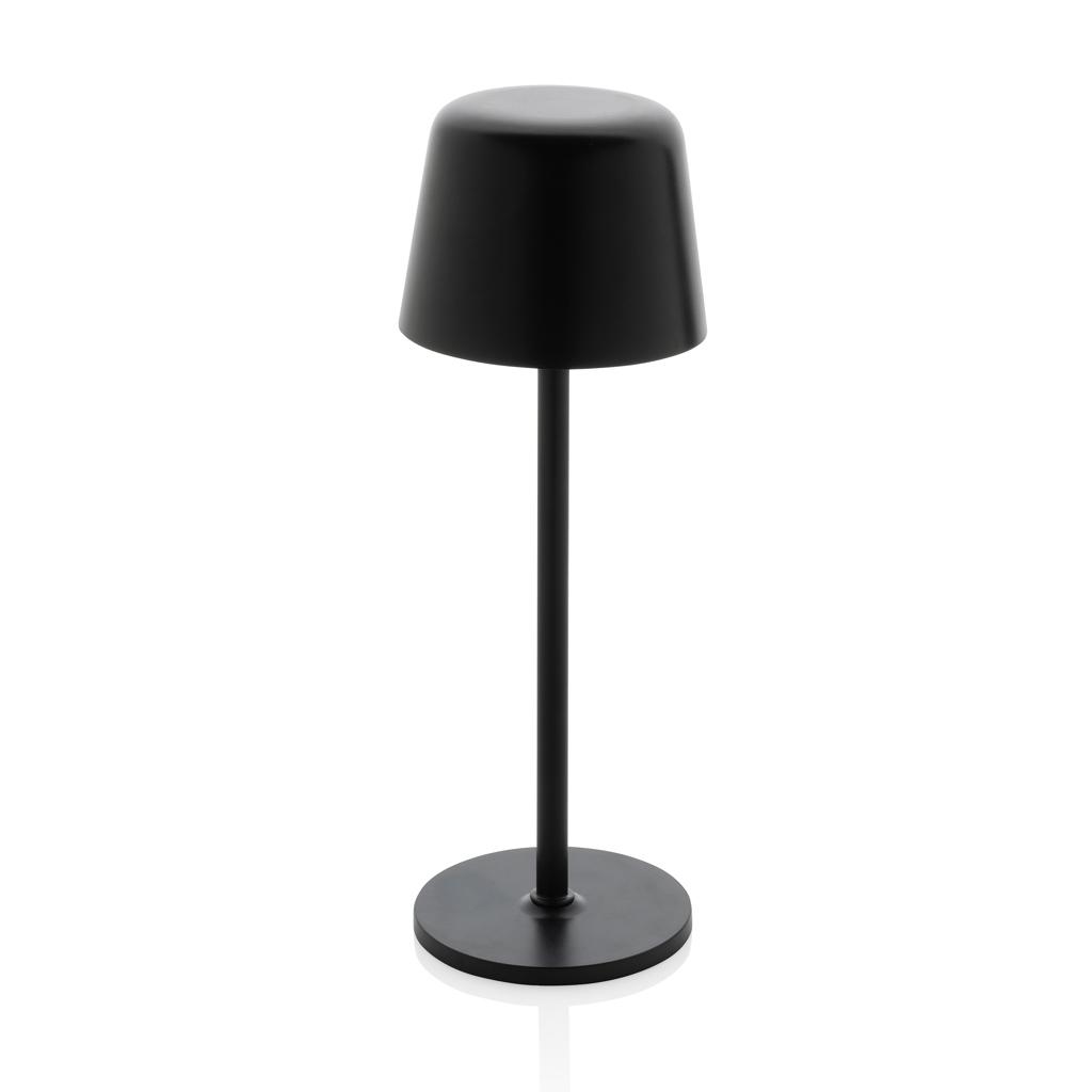 Zenic RCS recycled plastic USB re-chargable table lamp black