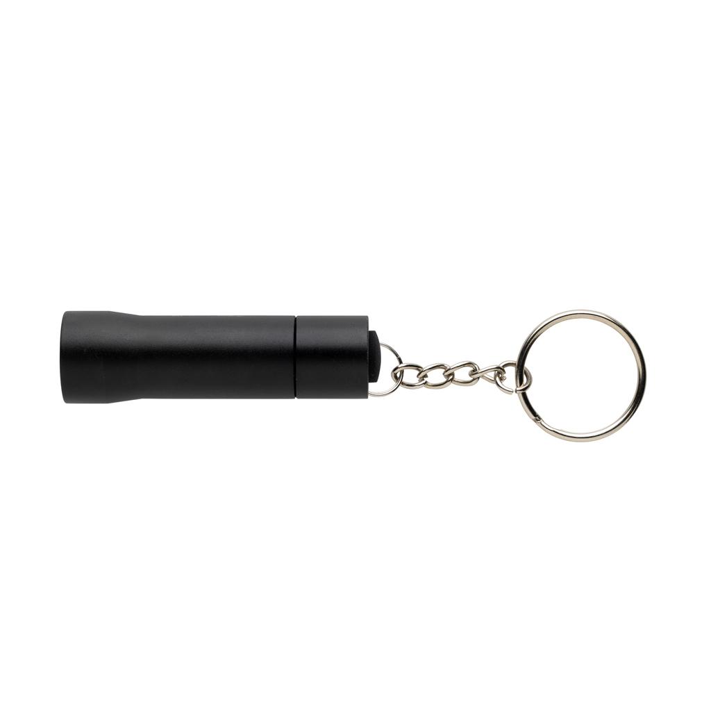 Flash RCS recycled aluminium keychain torch black