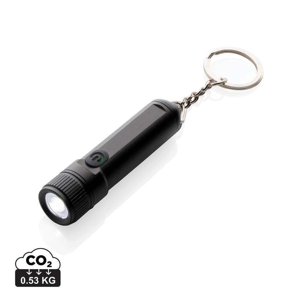 Gear X rechargeable ultra bright keychain torch heather anthracite