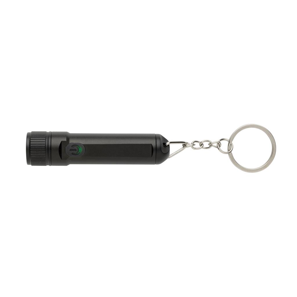 Gear X rechargeable ultra bright keychain torch heather anthracite