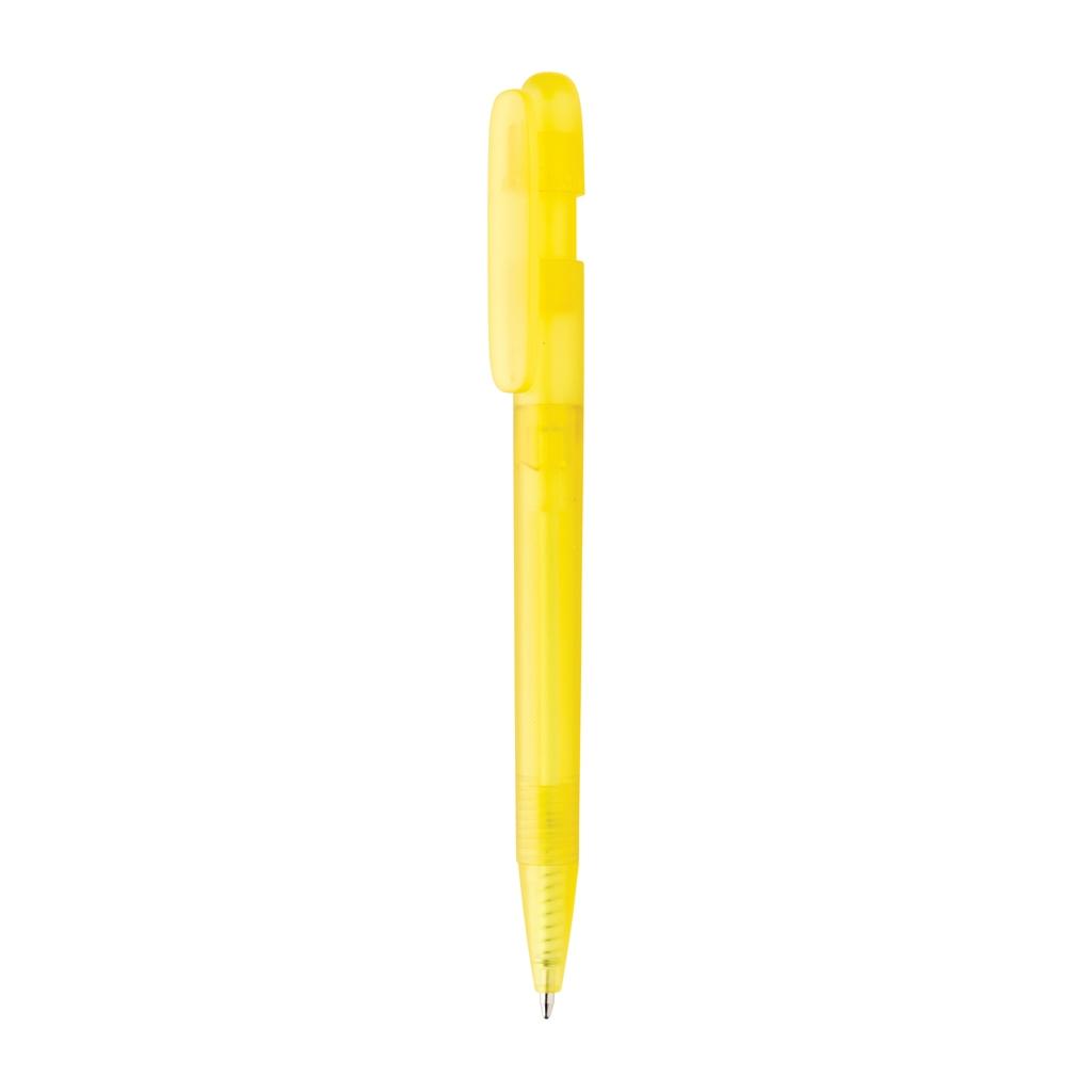 Devin GRS certified RABS pen transparent yellow