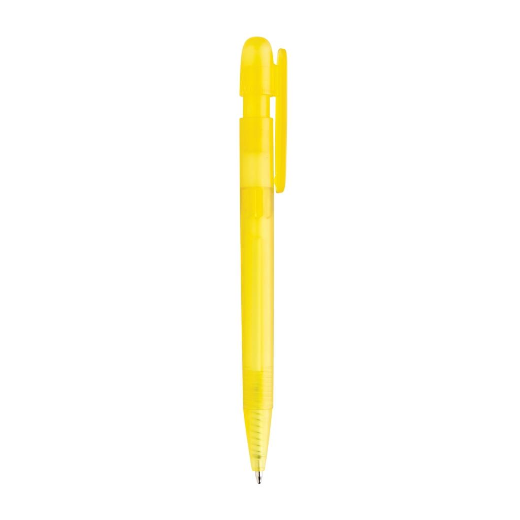 Devin GRS certified RABS pen transparent yellow