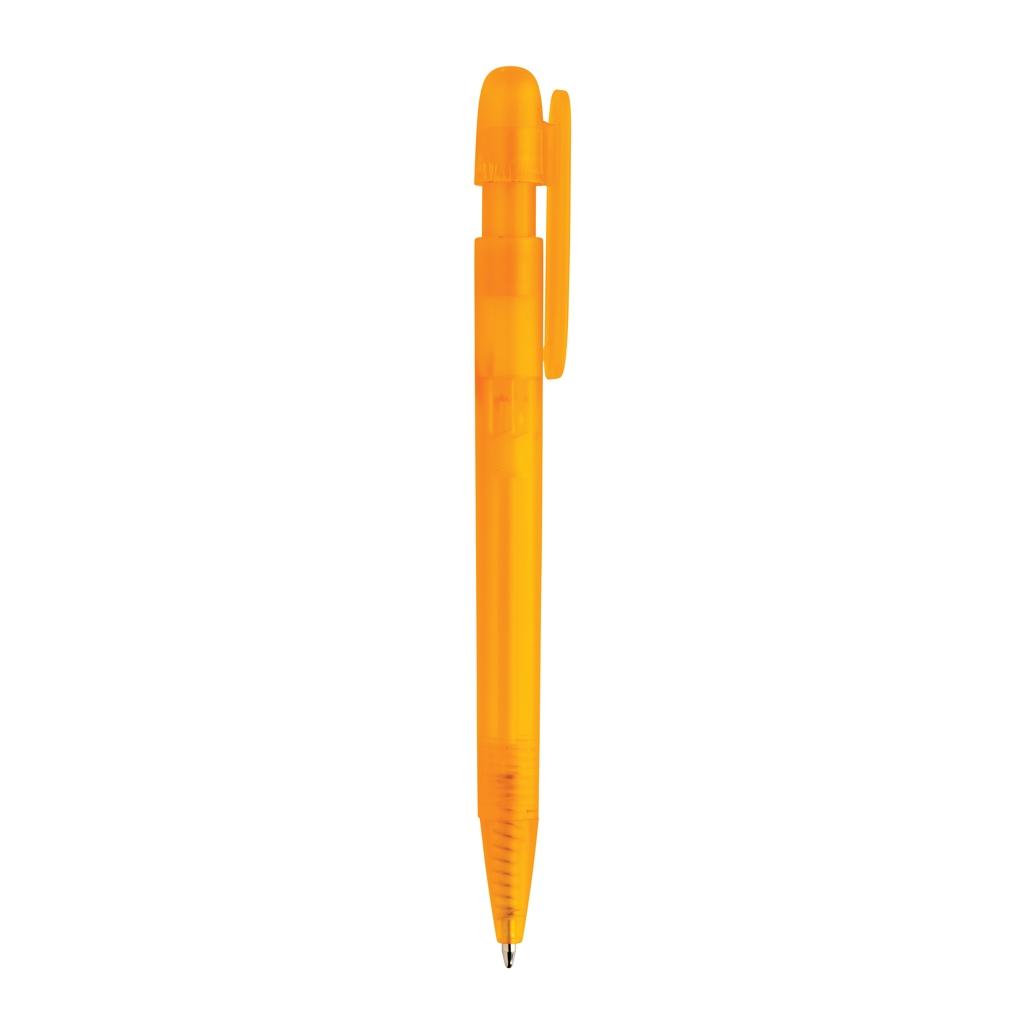 Devin GRS certified RABS pen transparent orange