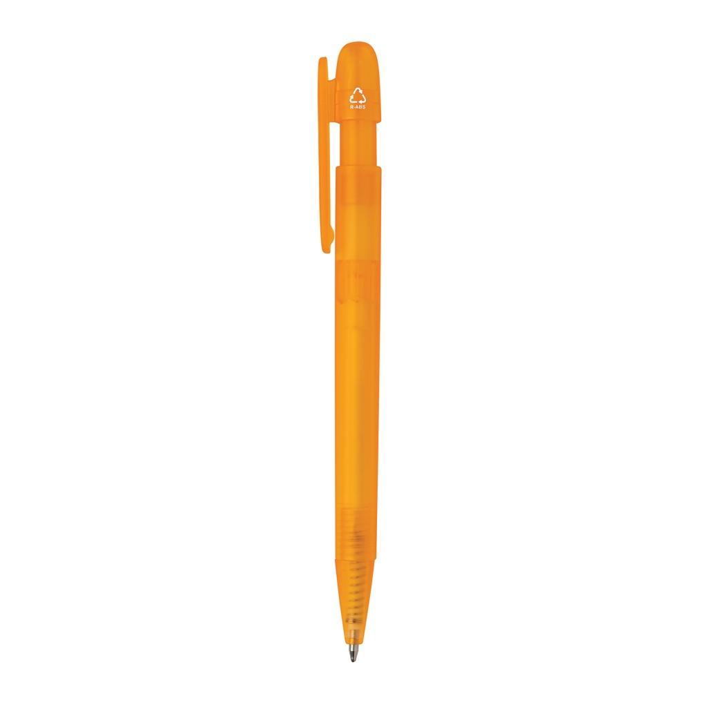 Devin GRS certified RABS pen transparent orange