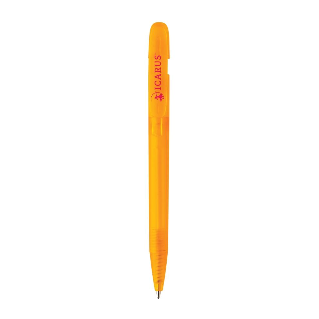 Devin GRS certified RABS pen transparent orange