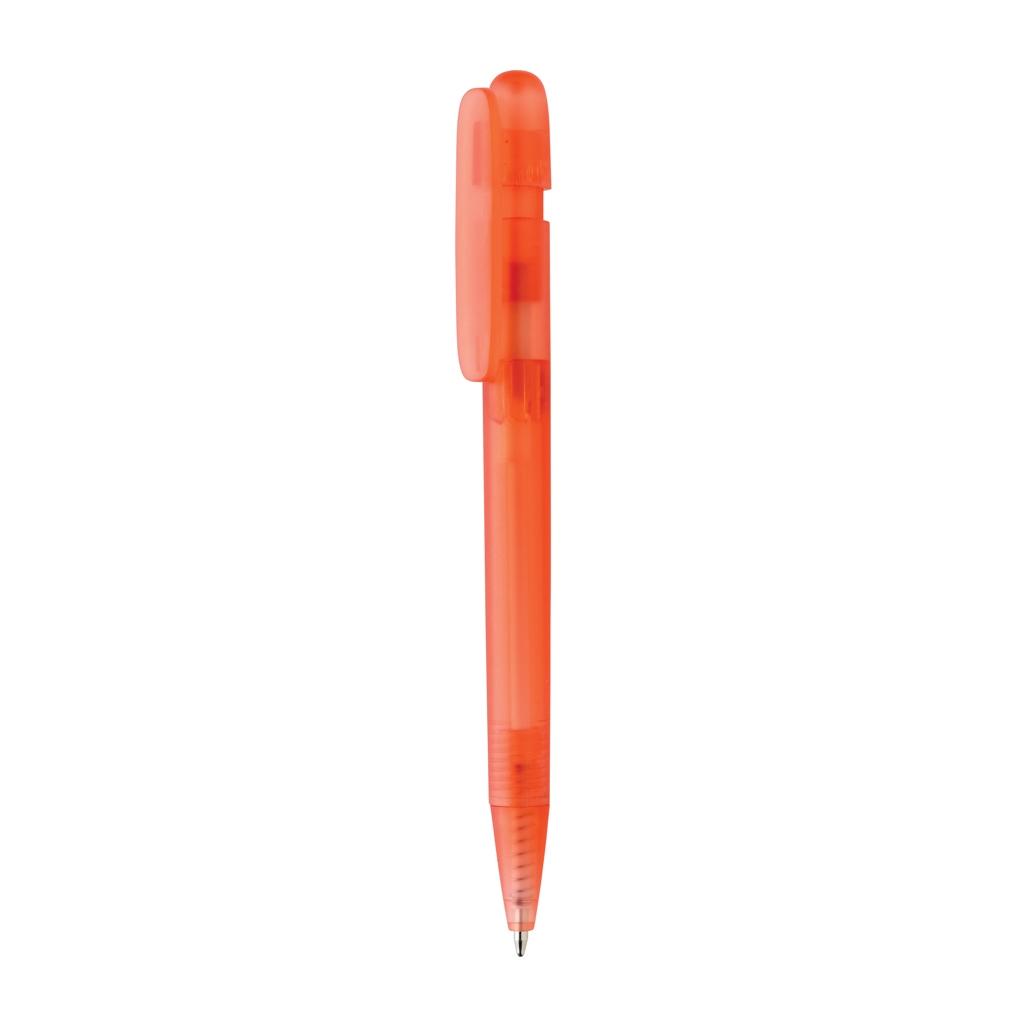 Devin GRS certified RABS pen transparent red