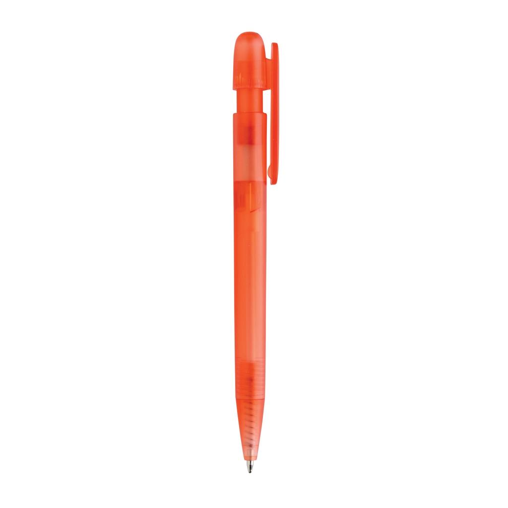 Devin GRS certified RABS pen transparent red