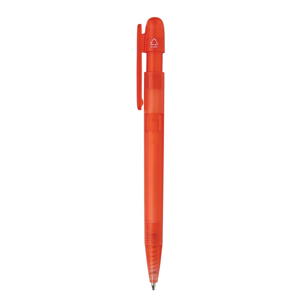 Devin GRS certified RABS pen transparent red