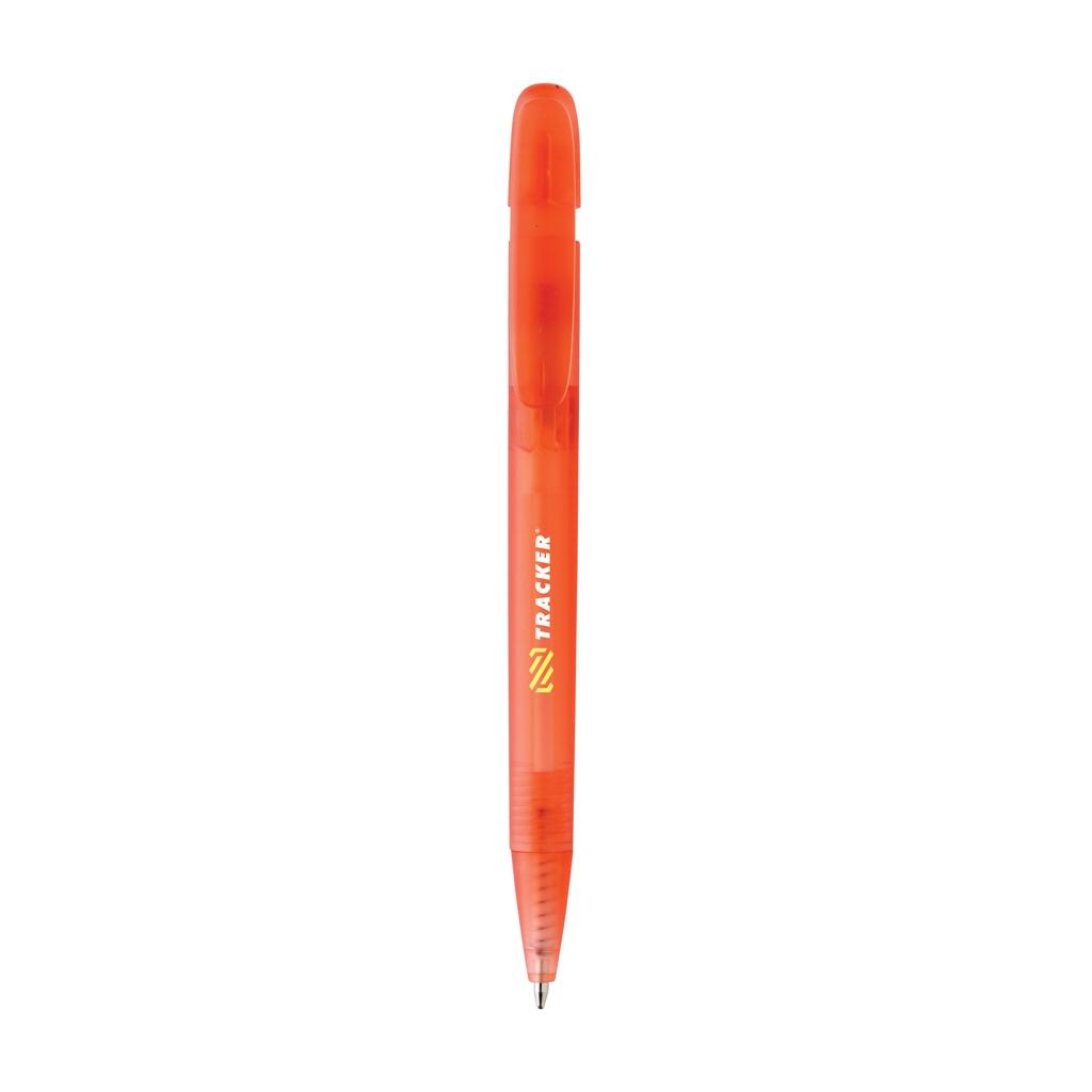 Devin GRS certified RABS pen transparent red