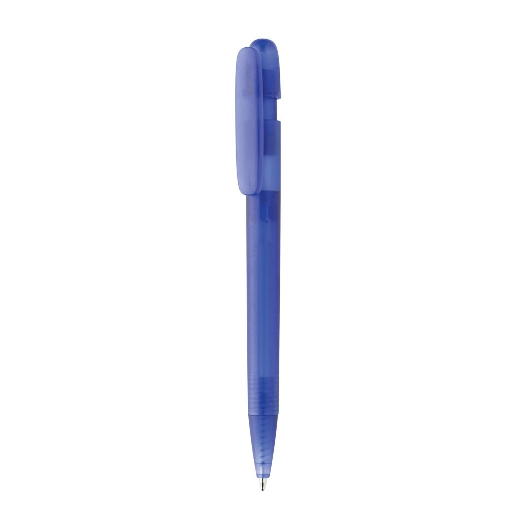 Devin GRS certified RABS pen transparent blue
