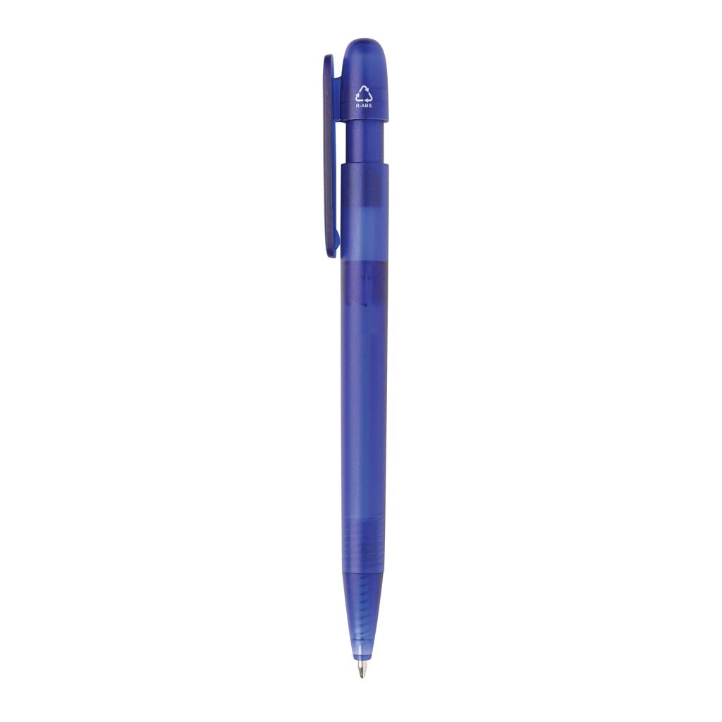 Devin GRS certified RABS pen transparent blue