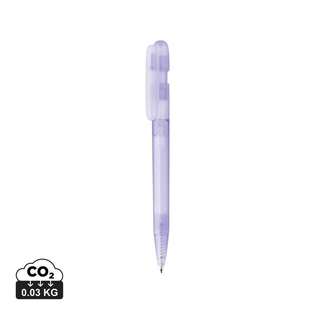 Devin GRS certified RABS pen transparent purple