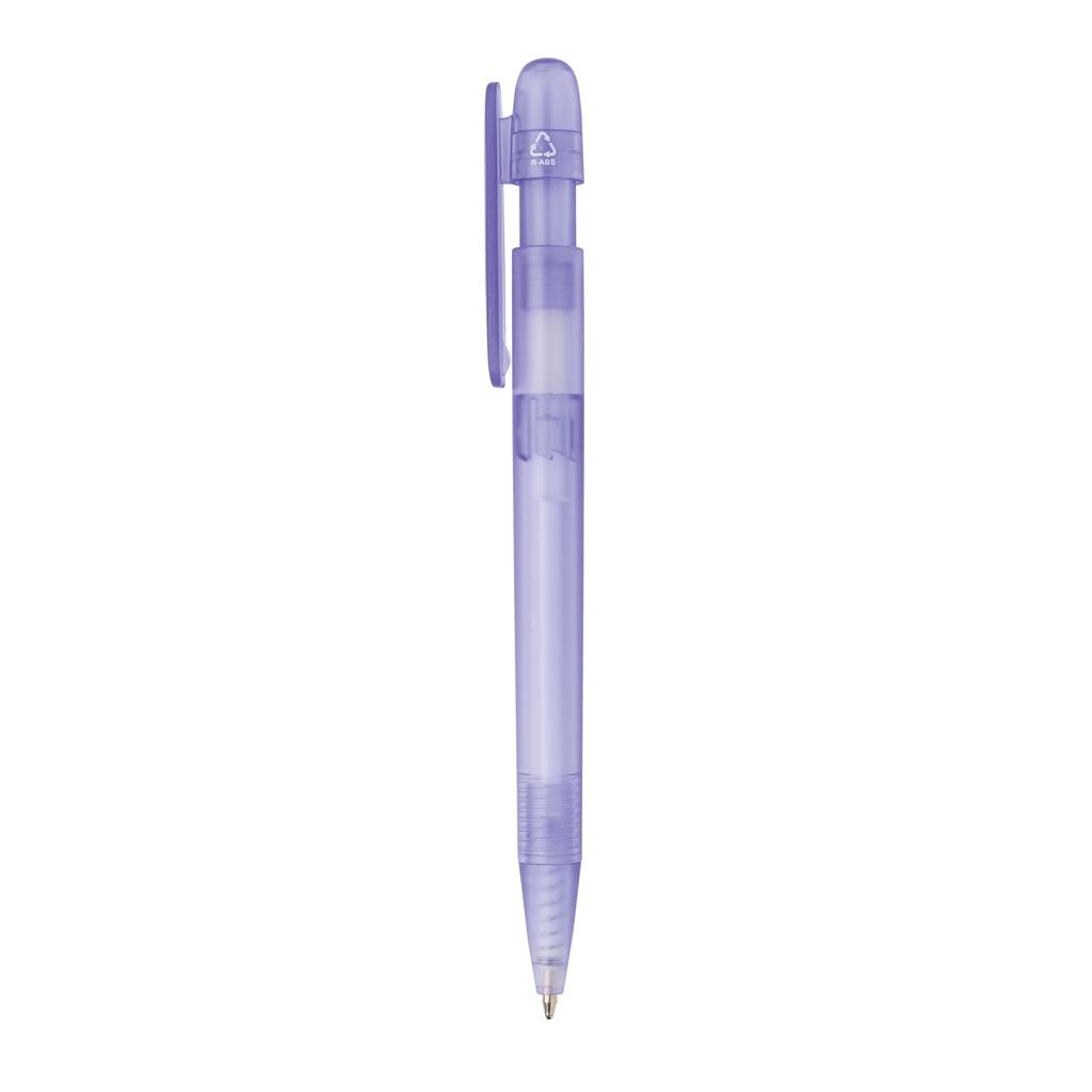 Devin GRS certified RABS pen transparent purple