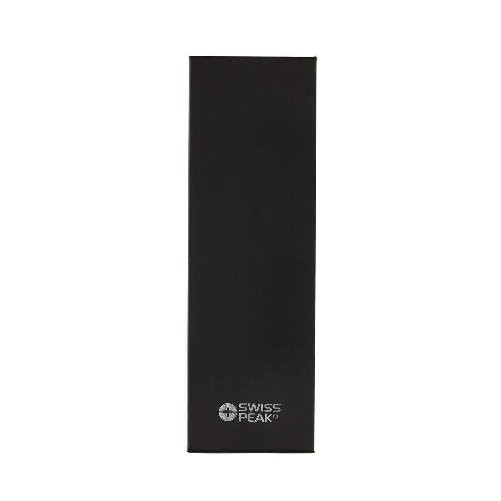 Swiss Peak Luca RCS recycled brass deluxe pen set black
